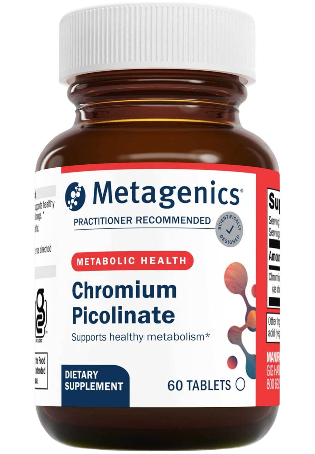 Metagenics Chromium Picolinate 60 Capsules - 3 Pack