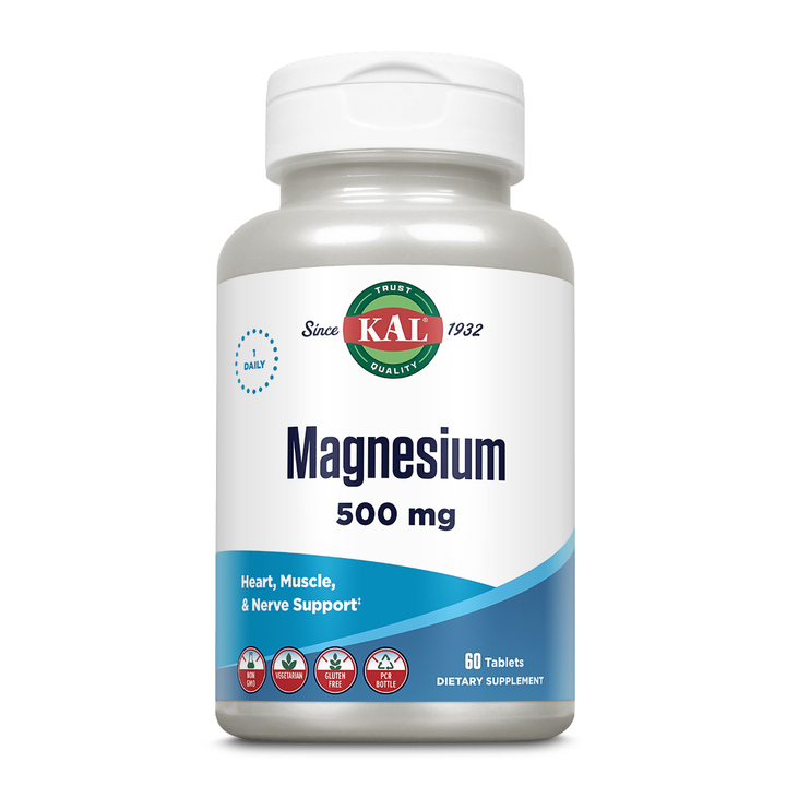 KAL Magnesium Once Daily 500mg 60 Tablets