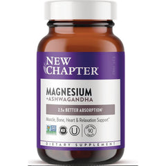 New Chapter Magnesium + Ashwagandha 30 Vtabs