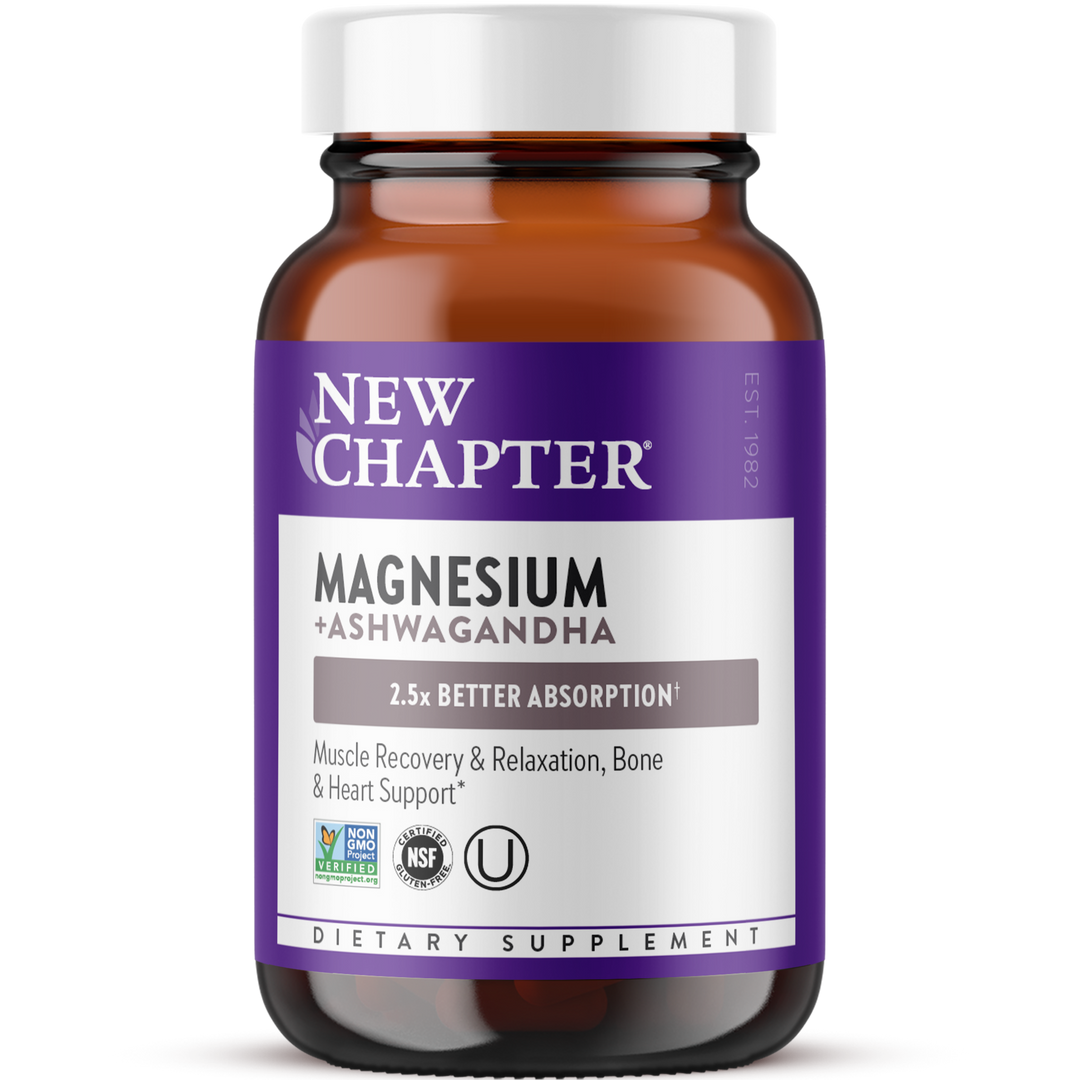 New Chapter Magnesium + Ashwagandha 30 Vtabs
