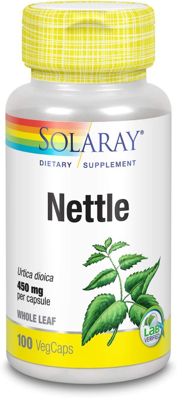 Solaray Nettle Leaf 450mg 100 Vcaps - B00014TKGU