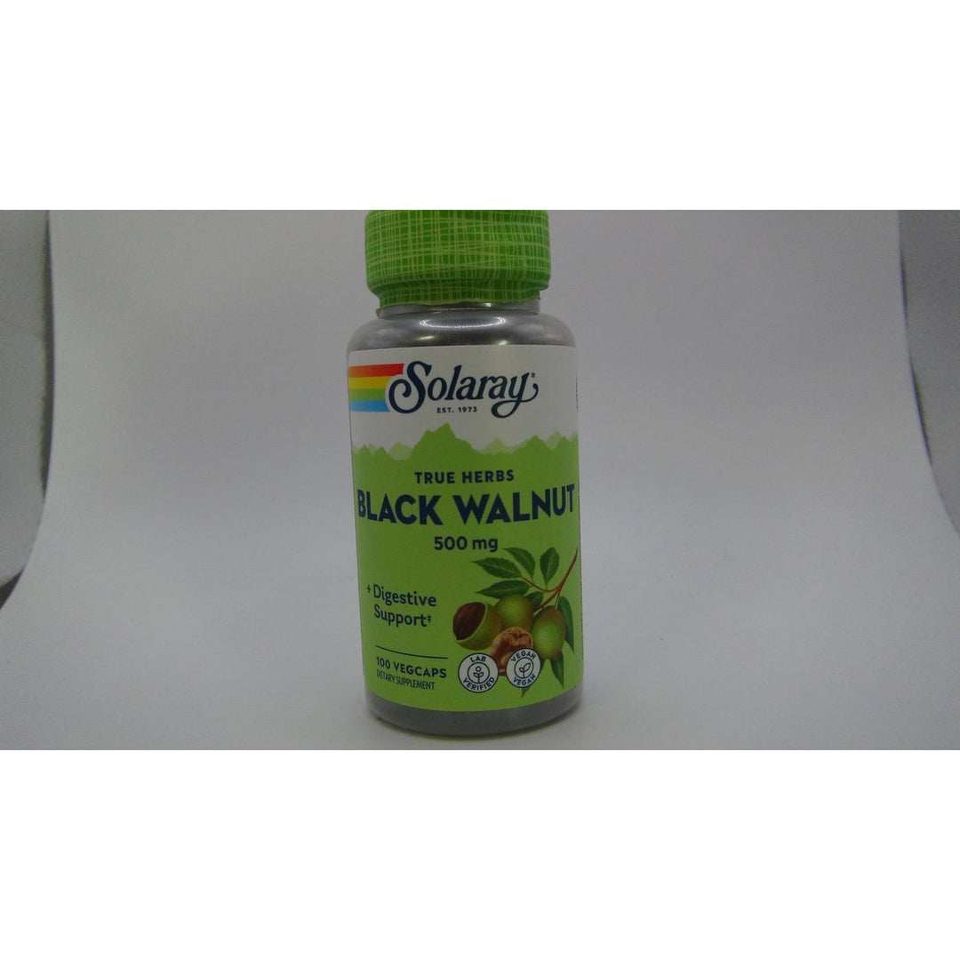 Solaray Black Walnut 500 mg 100 Vcaps - 2 Pack