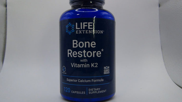 Life Extension Bone Restore With Vitamin K2 120 Capsules