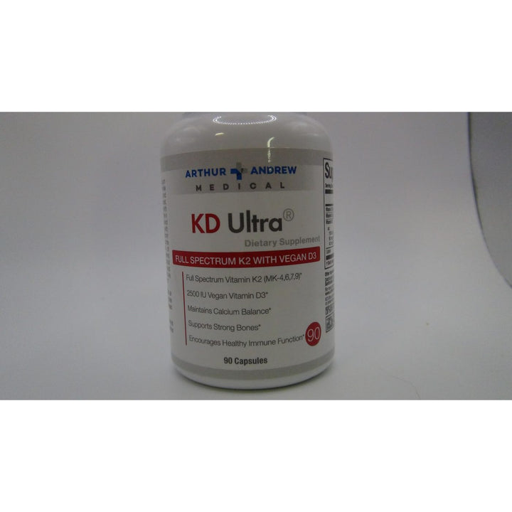Arthur Andrew KD Ultra Full Specturm K2 &amp; Vegan D3 90 Capsules