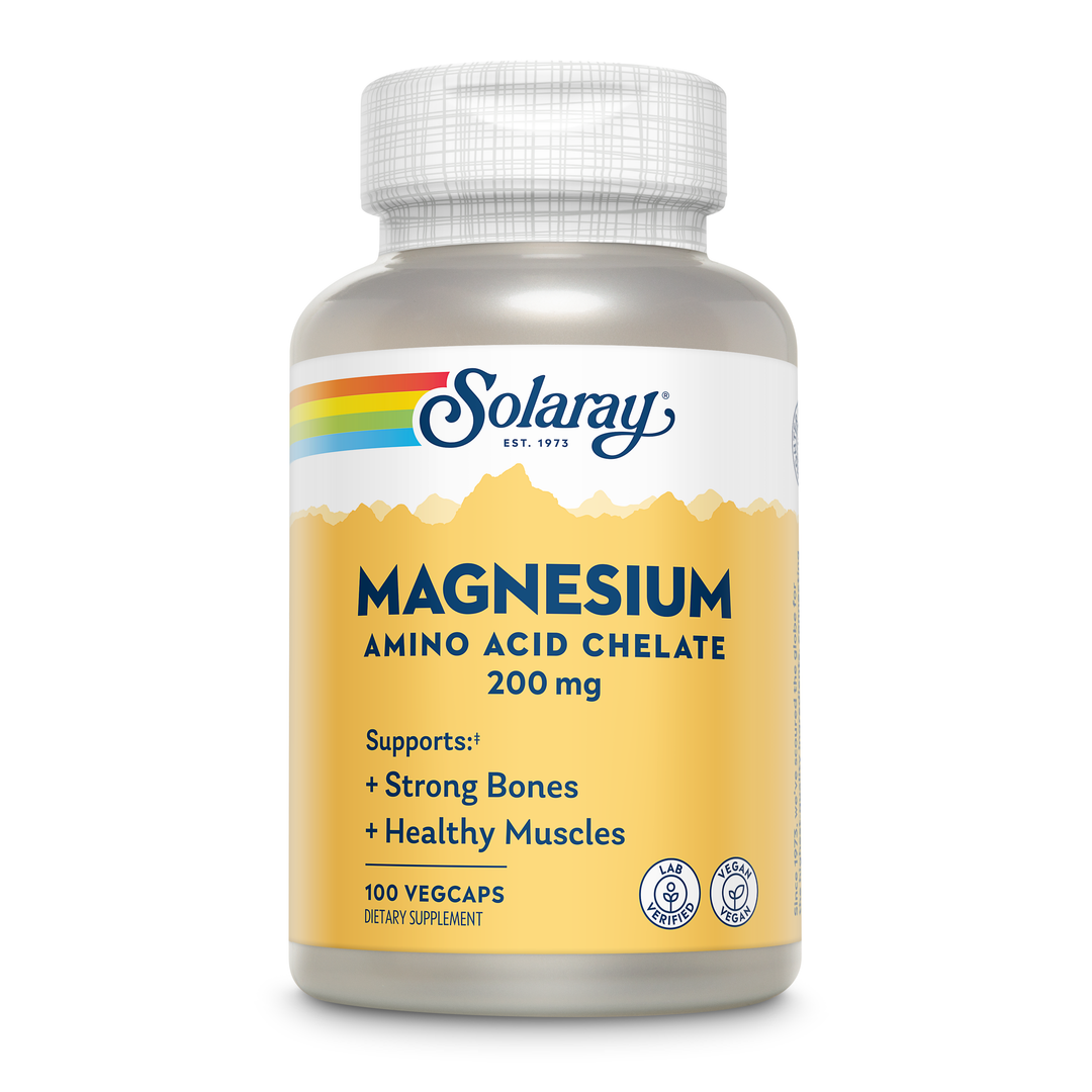 Solaray Magnesium Chelated 100 Tablets    81123