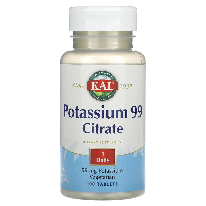 Kal Potassium 99 Citrate 100 Tablets   13794