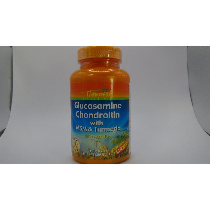 Thompson Glucosamine Chondroitin w/MSM &amp; Turmeric 120 Vcaps   27501
