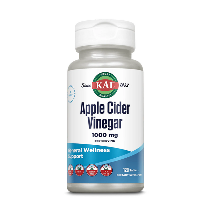 Kal Apple Cider Vinegar 120 Tablets  51860