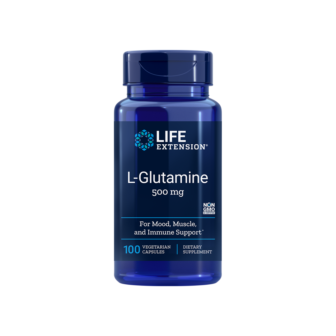 Life Extension L-Glutamine 500 mg 100 Vcaps