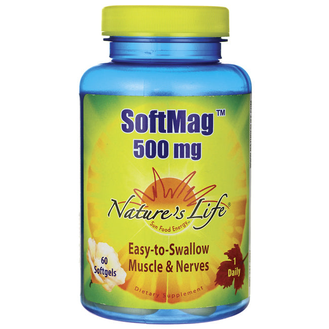 Nature's Life SoftMag 500 mg 60 Softgels   12187