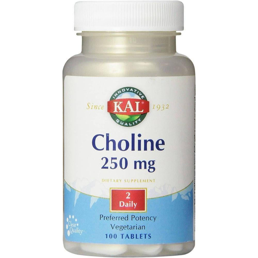 Kal Choline 250 mg 100 Tablets    58874