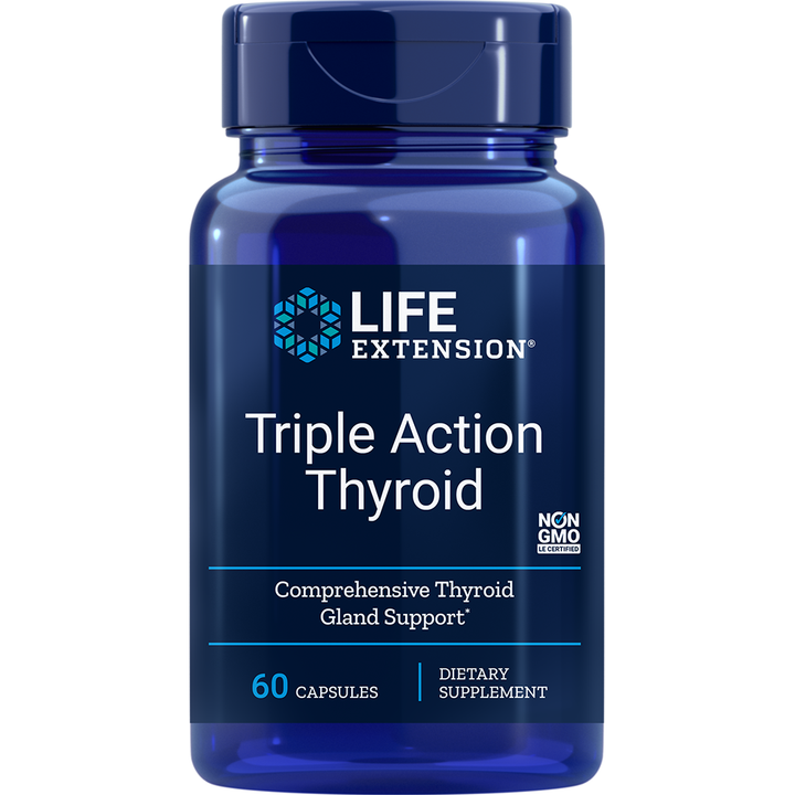 Life Extension Triple Action Thyroid 60 Vcaps - 2 Pack - B01CZ8D2D6