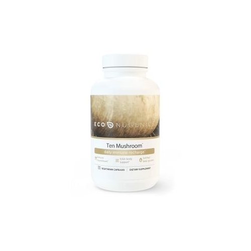 EcoNugenics Ten Mushroom Formula 120 Vcaps - EQ0022
