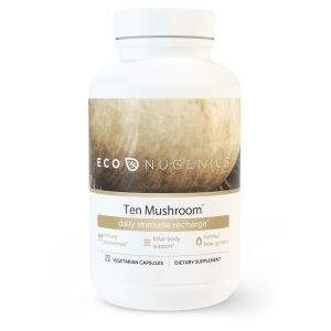 EcoNugenics Ten Mushroom Formula 120 Vcaps - EQ0022 -