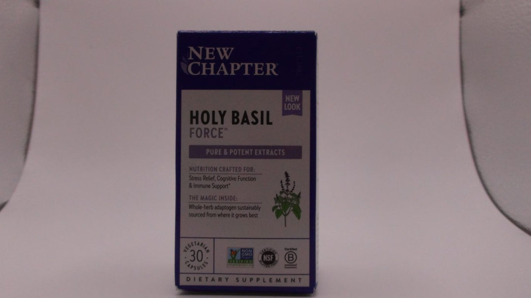 New Chapter - Holy Basil Force - 120 Vegetarian Capsules