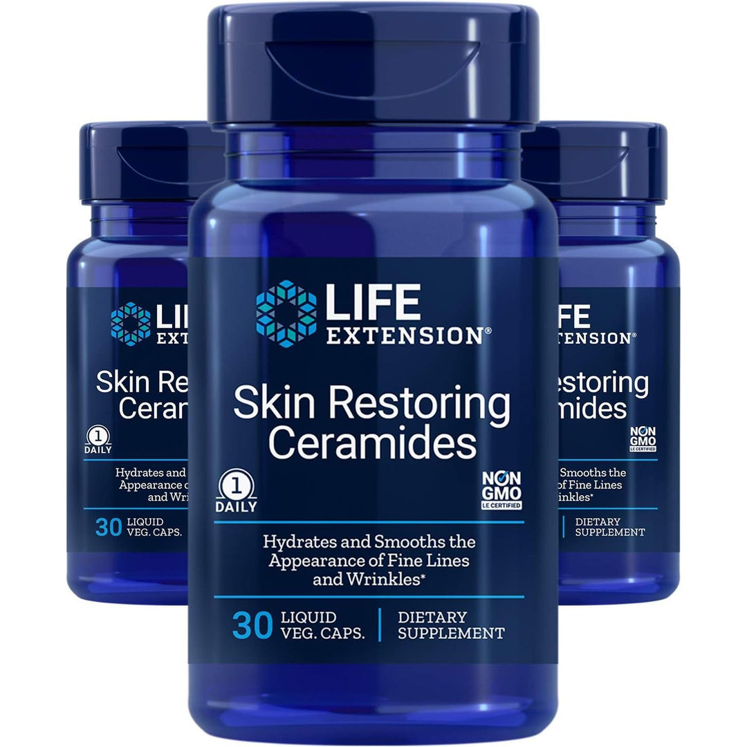 Life Extension Skin Restoring Ceramides 30 Vcaps