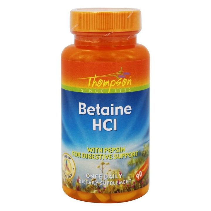 Thompson - Betaine HCl with Pepsin - 90 Tablets