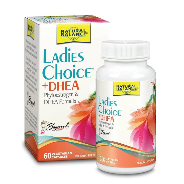 Natural Balance - Ladies Choice Phytoestrogen Formula for Menopause Support - 60 Capsules