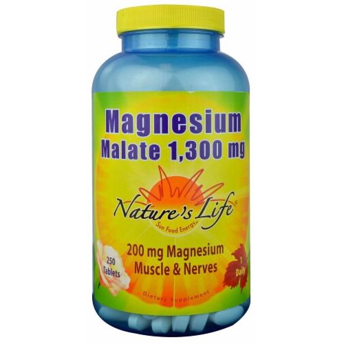 Nature's Life - Magnesium Malate 1300 mg. - 250 Tablets