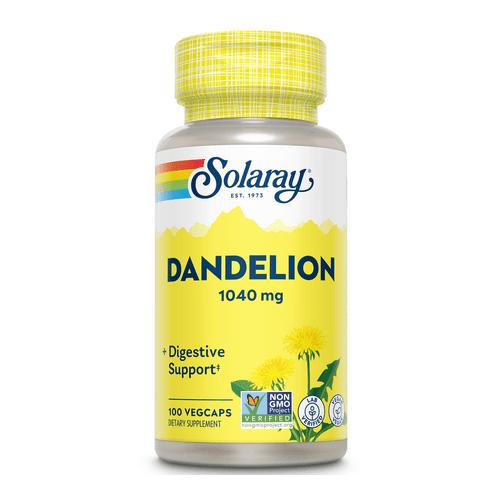 Solaray - Organically Grown Dandelion - 100 Vegetarian Capsules