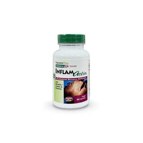 Natures Plus - Herbal Actives InflamActin - 60 Vegetarian Capsules