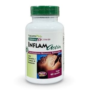 Natures Plus - Herbal Actives InflamActin - 60 Vegetarian Capsules