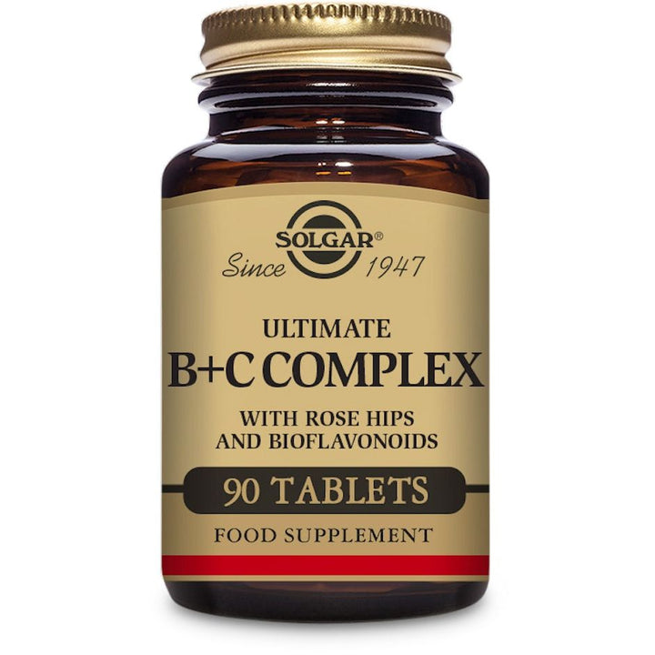 Solgar - Ultimate B+C Complex Stress Formula - 90 Tablets