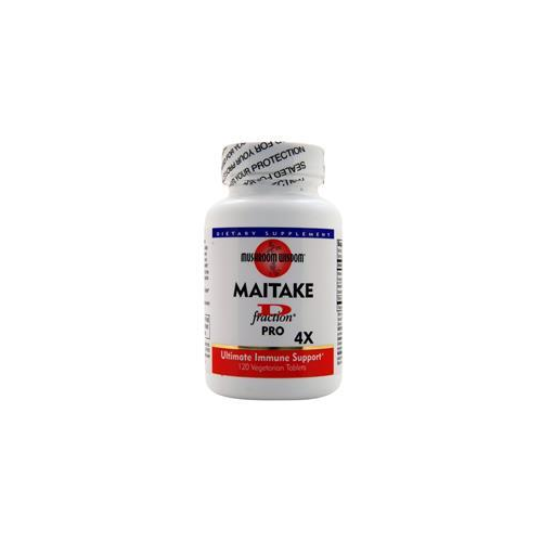 Mushroom Wisdom - Grifron Pro Maitake D Fraction 4X - 120 Tablets Formerly Maitake Products
