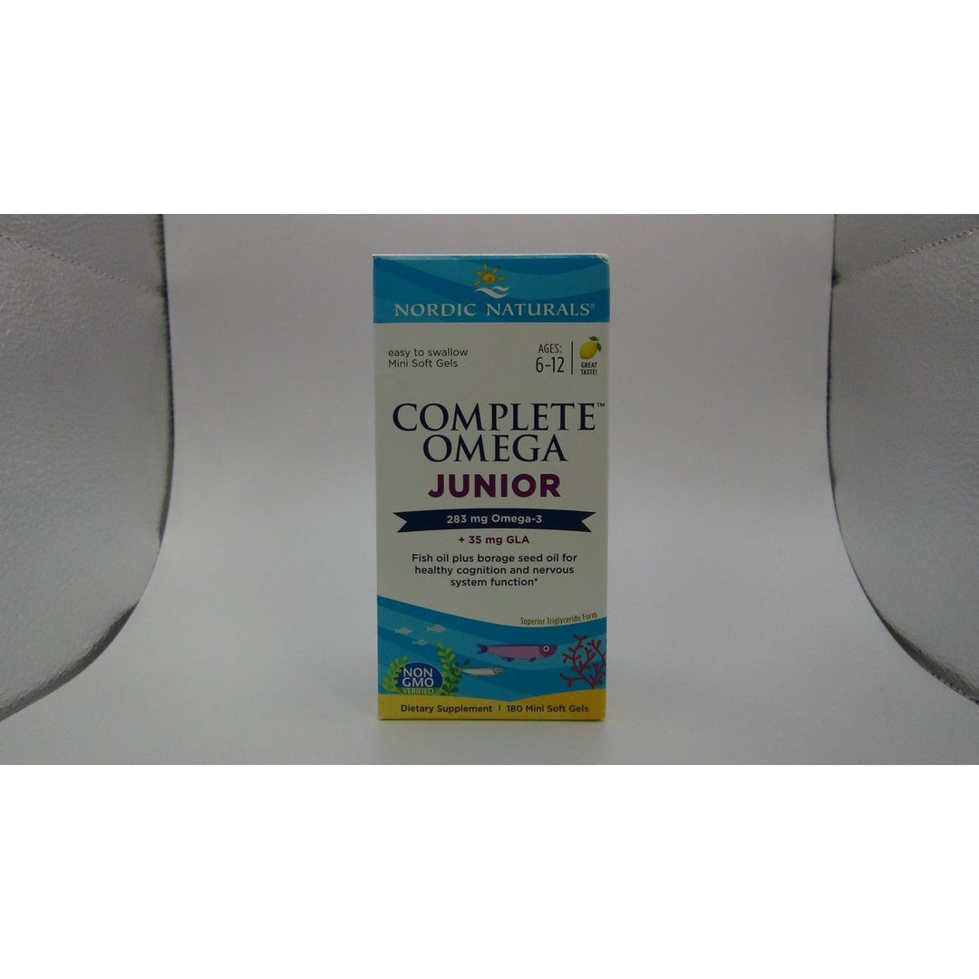 Nordic Naturals - Complete Omega Junior Lemon 500 mg. - 180 Chewable Softgels (formerly Omega-3.6.9 Junior)