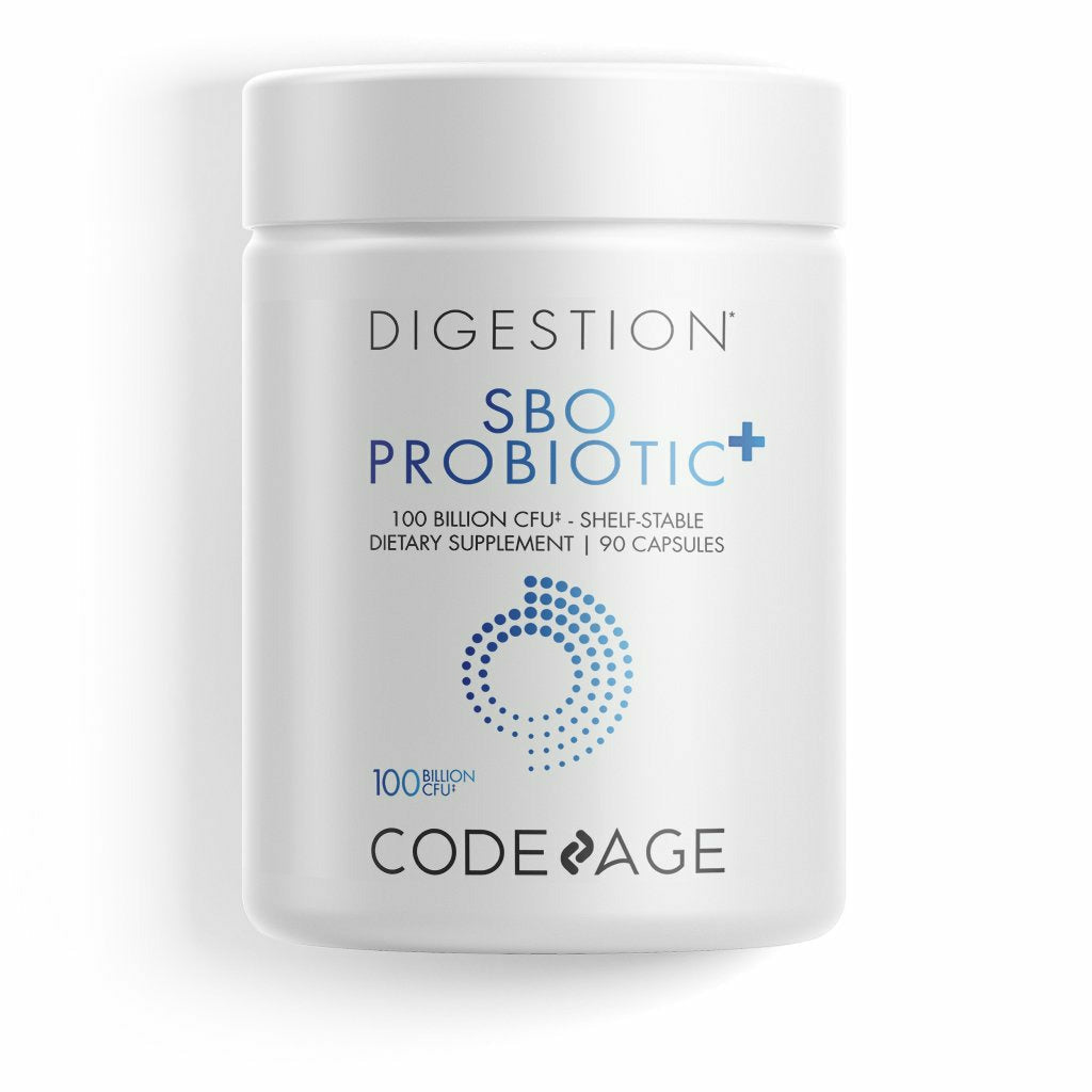 Codeage - SBO Probiotics - Multi Strain Soil Based Organisms Blend Shelf Stable 100 Billion CFU - 90 Capsules