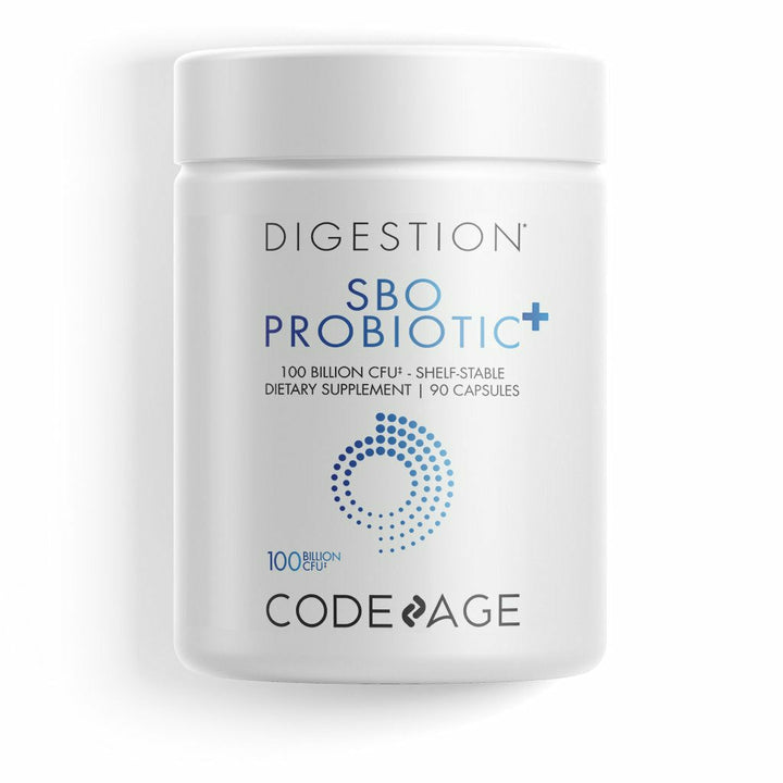 Codeage - SBO Probiotics - Multi Strain Soil Based Organisms Blend Shelf Stable 100 Billion CFU - 90 Capsules