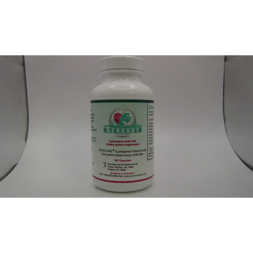 Proper Nutrition - Seacure Hydrolyzed White Fish 500 mg. - 180 Capsules