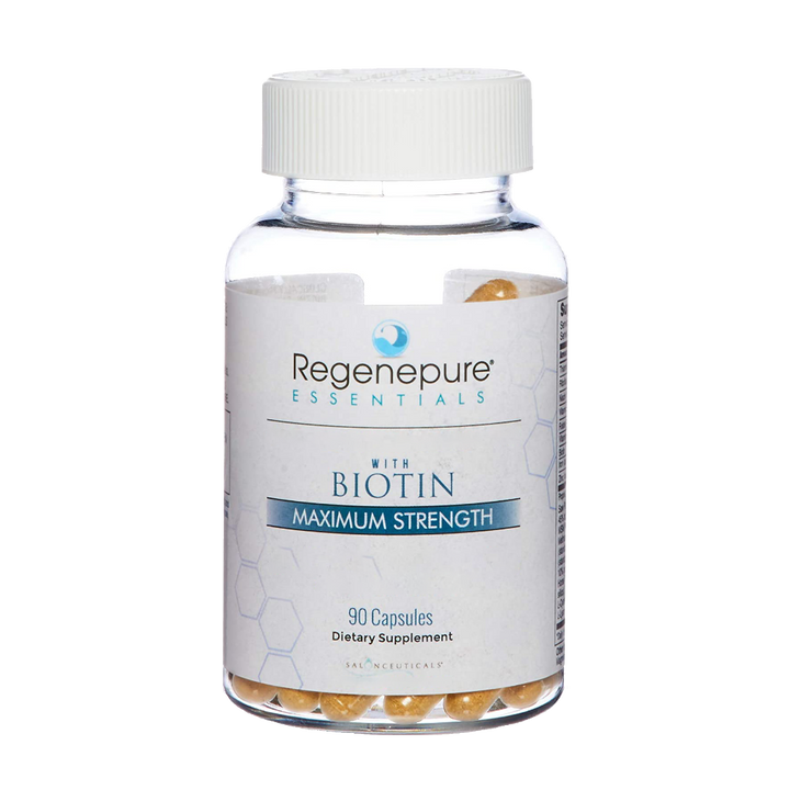 Regenepure - Advanced Hair Loss Formula with Biotin Maximum Strength - 90 Capsules