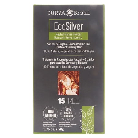 Surya Brasil - EcoSilver Neutral Henna Powder - 1.76 oz.