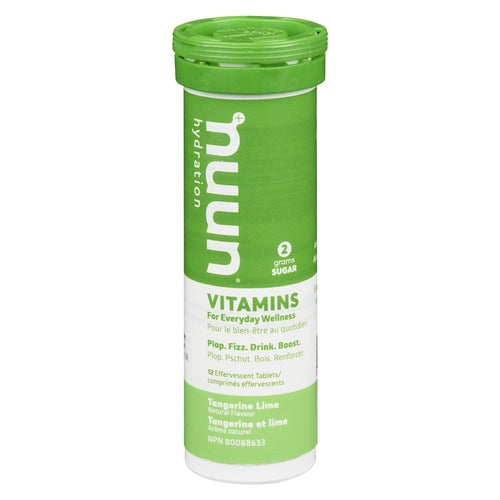 Nuun - Hydration Effervescent Vitamins Supplement Tangerine Lime - 12 Tablets