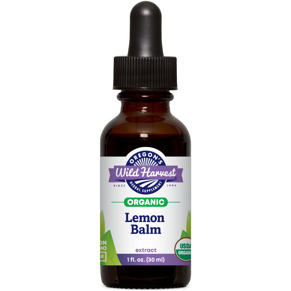 Oregon's Wild Harvest - Organic Lemon Balm Extract - 1 oz.