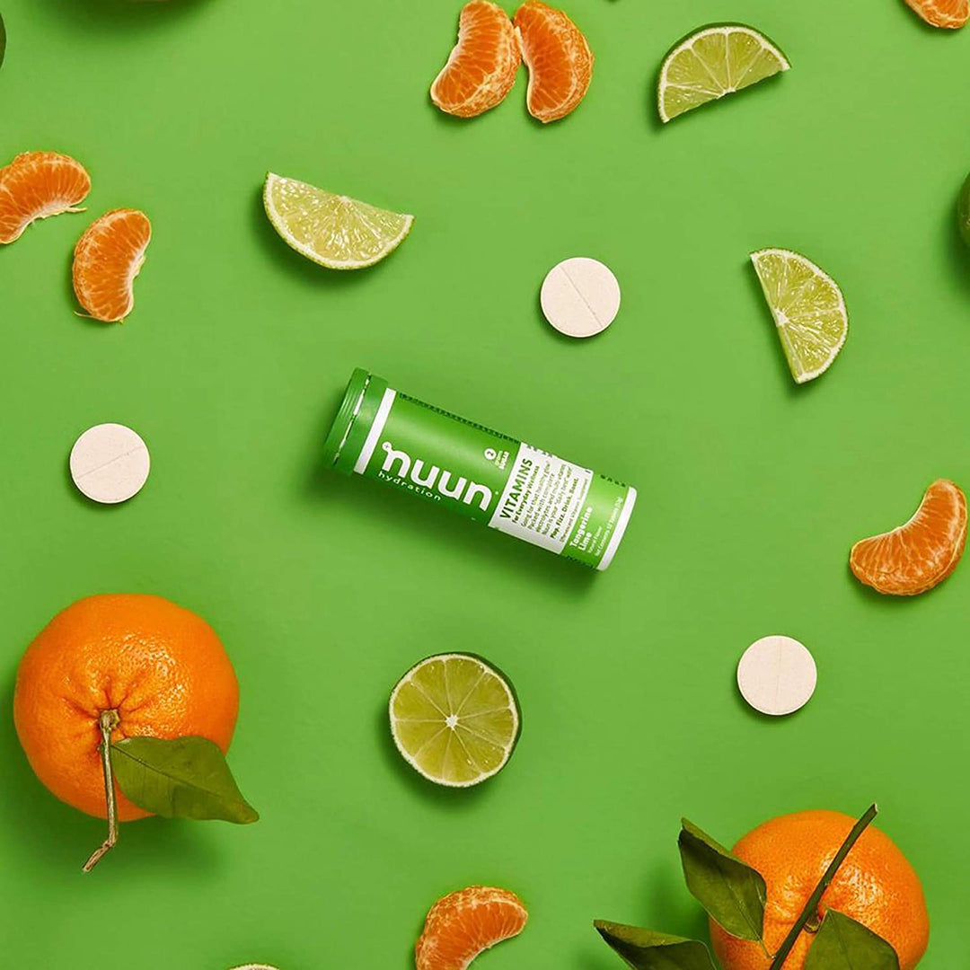 Nuun - Hydration Effervescent Vitamins Supplement Tangerine Lime - 12 Tablets - 4 Pack