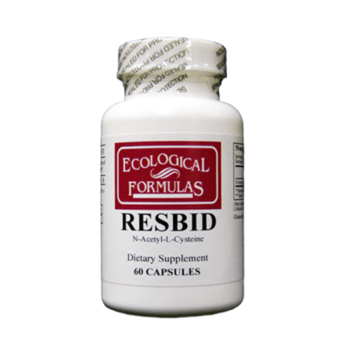 Ecological Formulas Resbid NAC 60 Capsules - 3 Pack