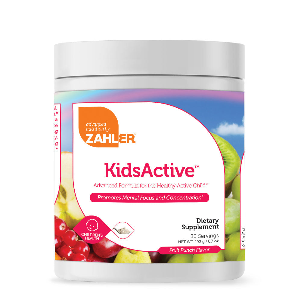 Zahler - KidsActive Advanced Formula Fruit Punch Flavor - 192 Grams