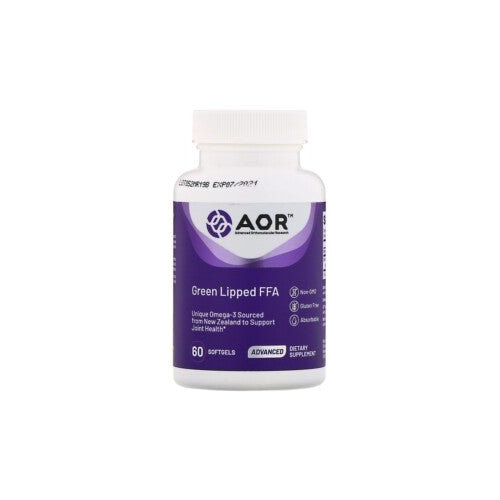 AOR Green Lipped FFA 60 Softgels