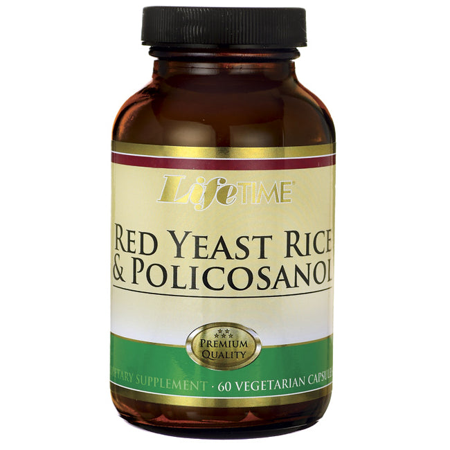 Lifetime Red Yeast Rice &amp; Policosanol 60 Vcaps   PN 29011