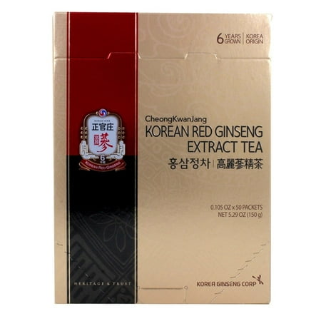 Korea Ginseng Corp - Korean Red Ginseng Extract Tea - 50 Pack(s)