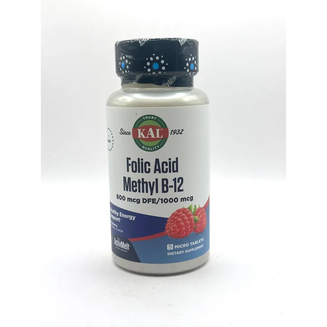 KAL Folic Acid Methyl B-12 60 Micro Tablets    97813