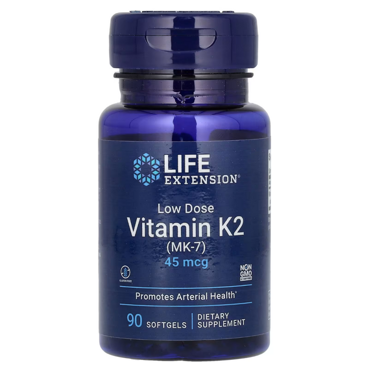 Life Extension Low Dose Vitamin K2 / MK-7 45mcg 90 Softgels