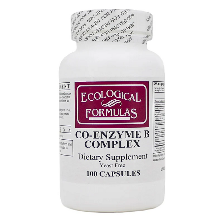 Ecological Formulas Co-Enzyme B Complex 100 Capsules - 3 Pack