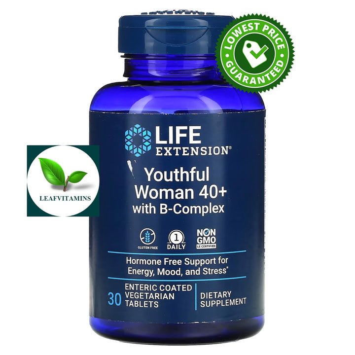 Life Extension Youthful Woman 40+ with B-Complex 30 Tablets