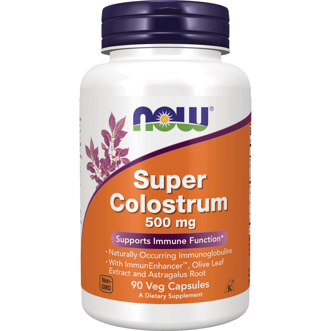 Now Foods Super Colostrum 500 mg 90 Vcaps - 3232 - 2 Pack