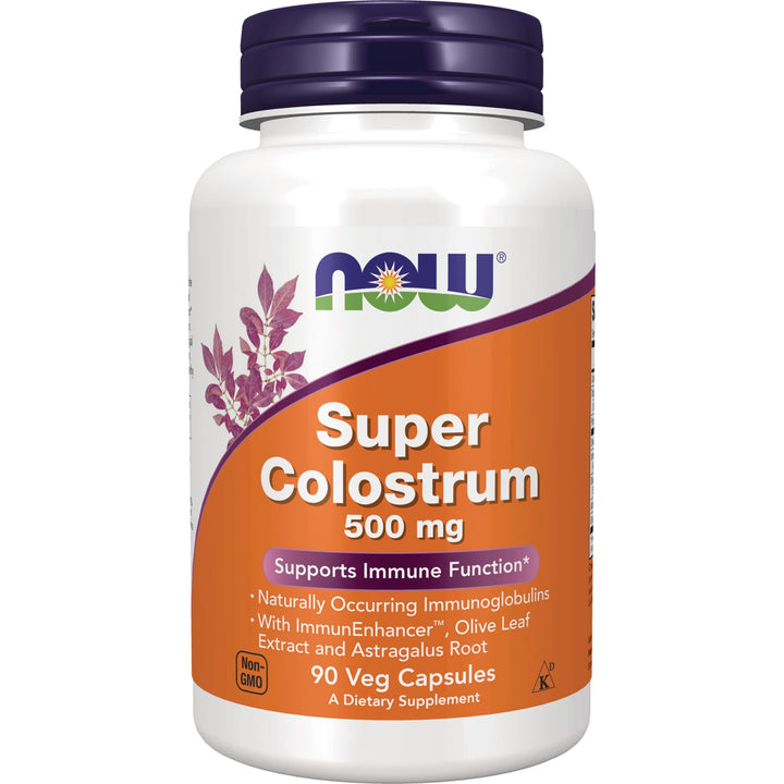 Now Foods Super Colostrum 500 mg 90 Vcaps - 3232 - 2 Pack