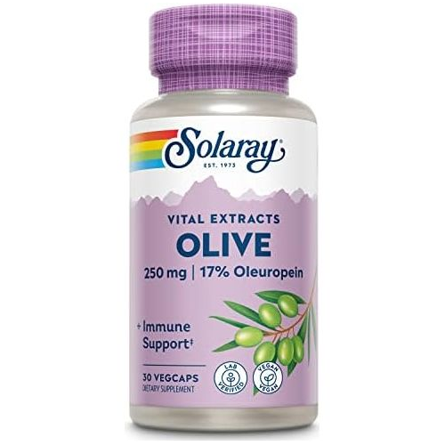 Solaray Olive 250 mg 30 Veg Caps