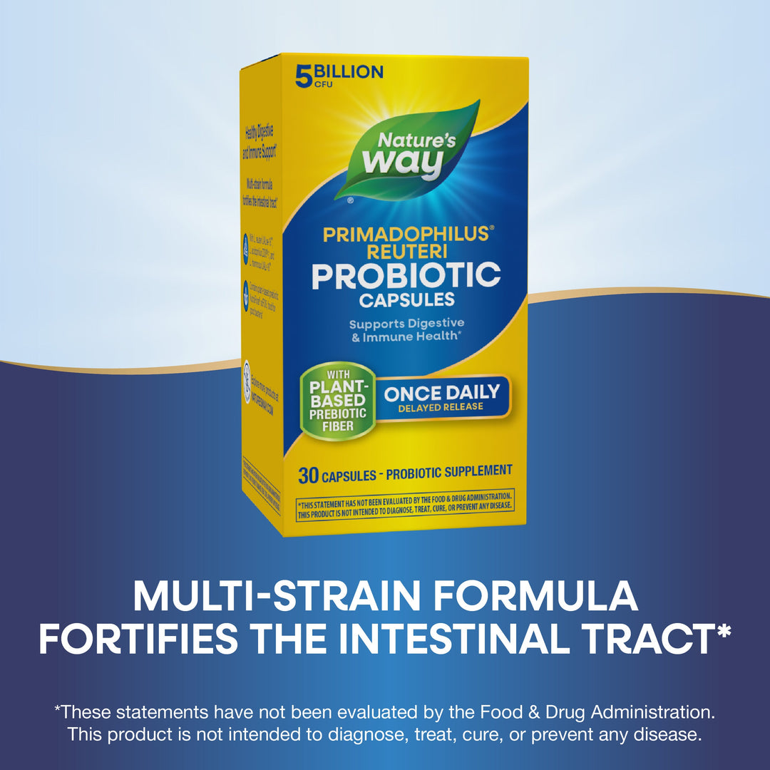 Nature's Way Primadophilus Reuteri Probiotics 30 Capsules